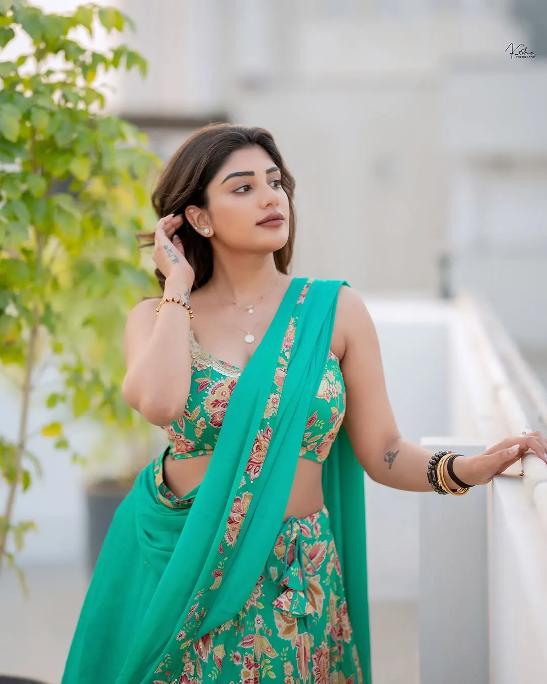 Supritha Shins in Half Saree