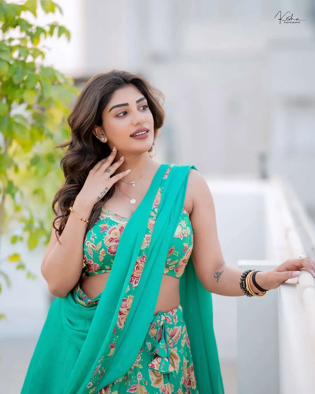 Supritha Shins in Half Saree