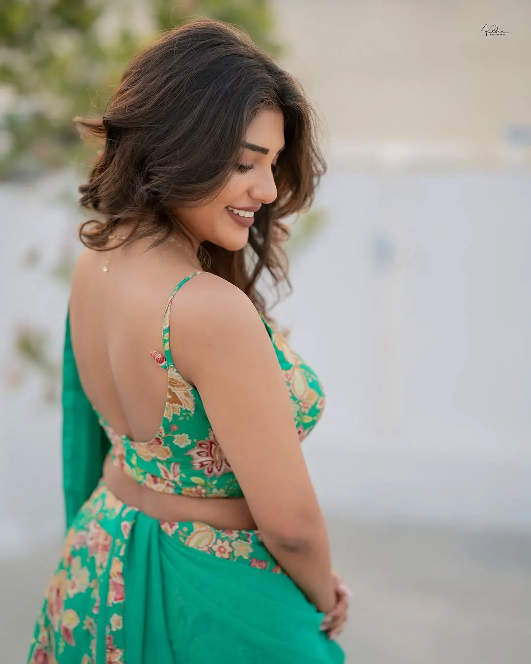 Supritha Shins in Half Saree