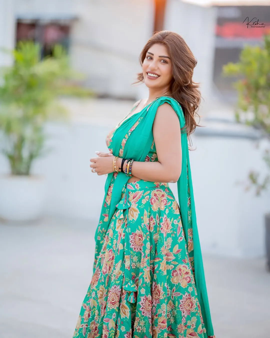 Supritha Shins in Half Saree