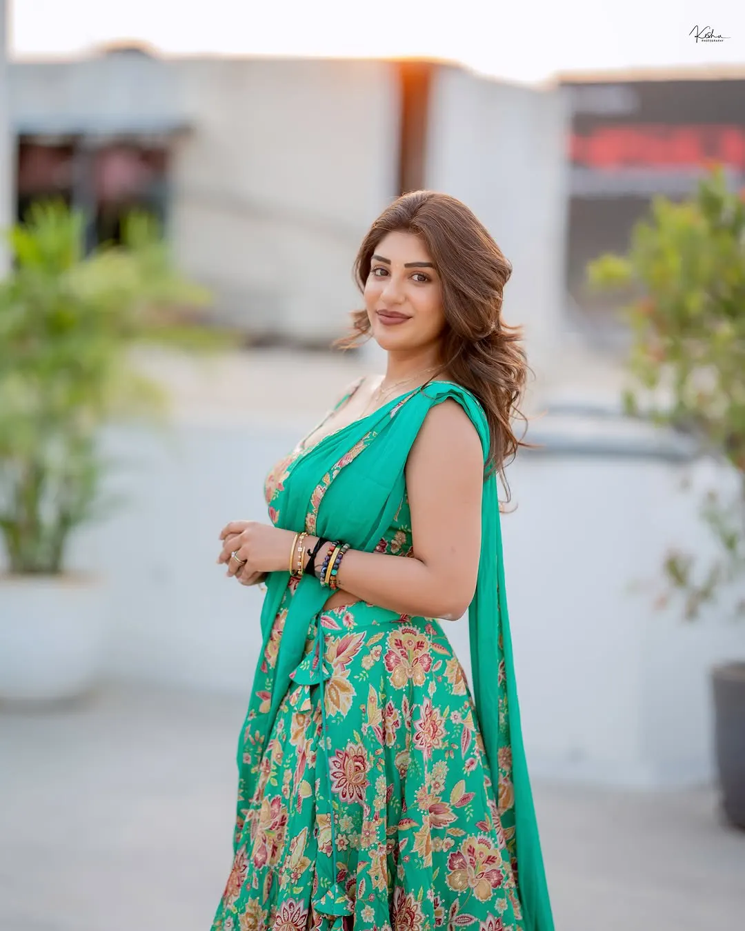 Supritha Shins in Half Saree