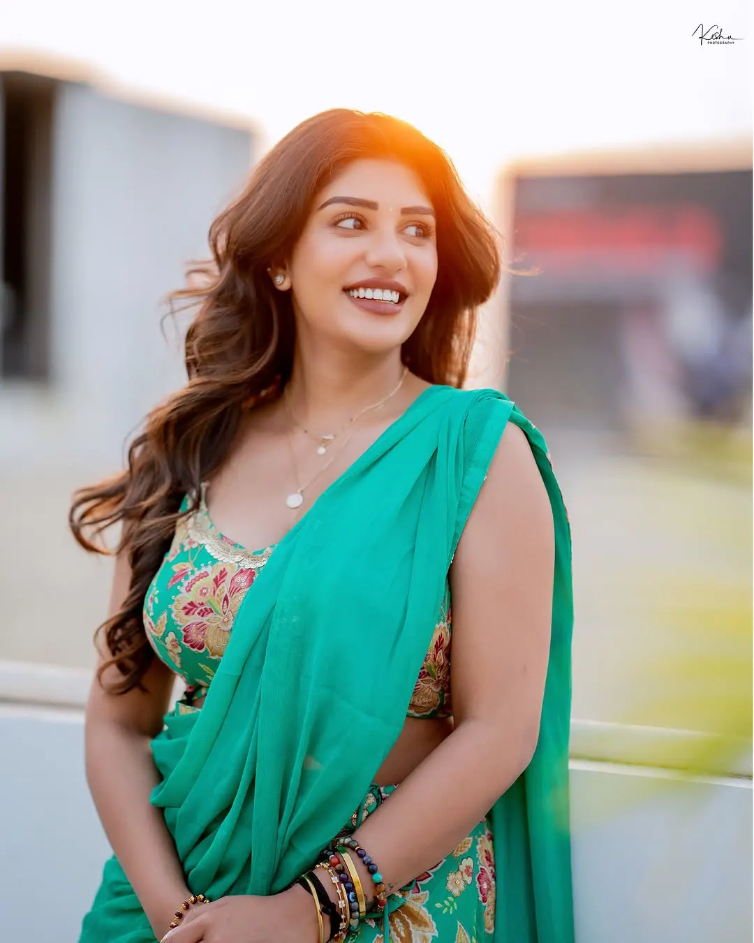 Supritha Shins in Half Saree
