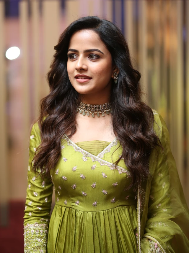 Vaishnavi Chaitanya Simple Looks in Jack Movie Song Launch Event