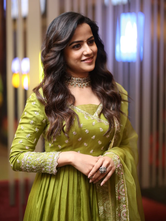 Vaishnavi Chaitanya Simple Looks in Jack Movie Song Launch Event