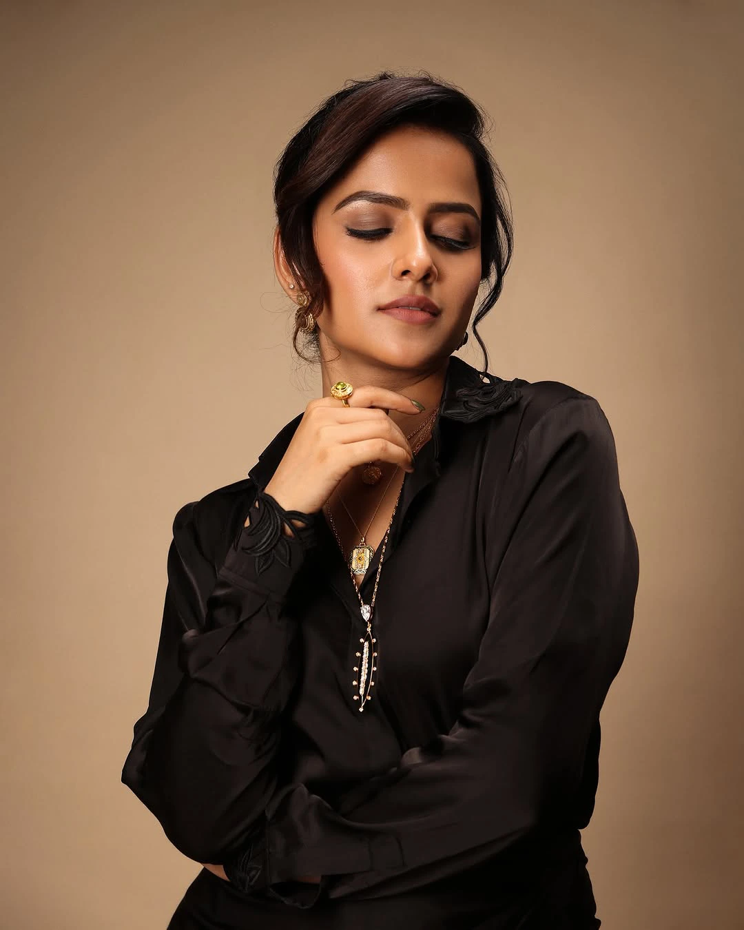 Vaishnavi Chaitanya Stylish Photos in Black Dress
