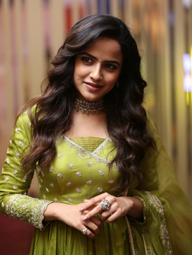 Vaishnavi Chaitanya Simple Looks in Jack Movie Song Launch Event