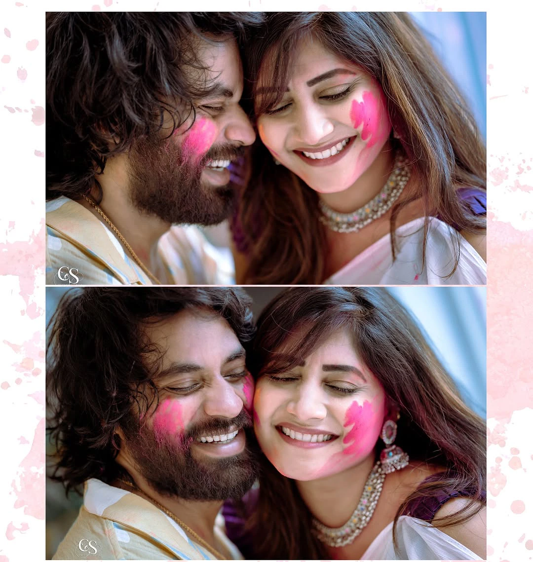 Bigg Boss Fame Vasanthi Krishnan Shares Cute Holi Photos with her Husband Pawan Kalyan