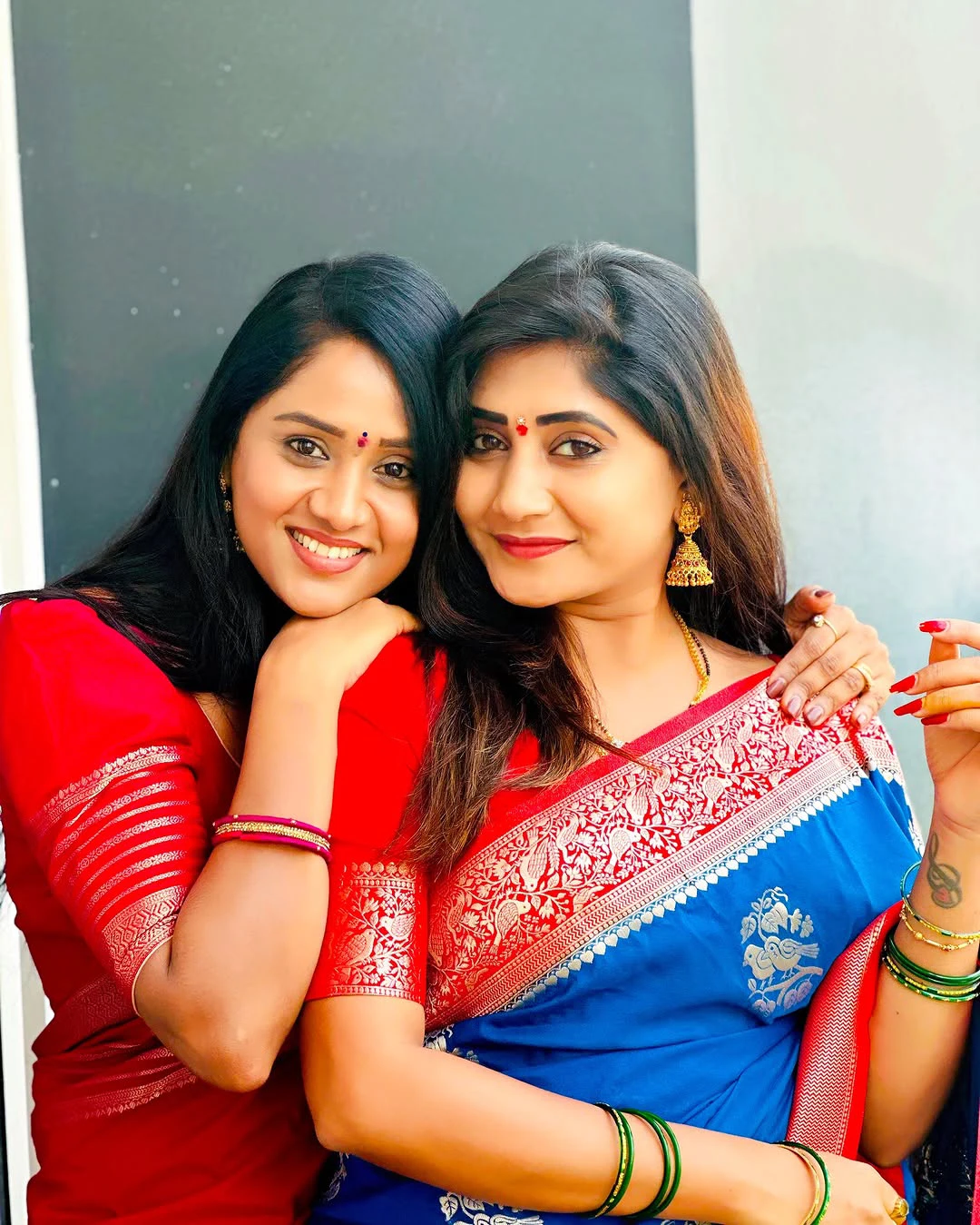 Bigg Boss Fame Vasanthi Krishnan Keerthi Bhat Ugadi Photos