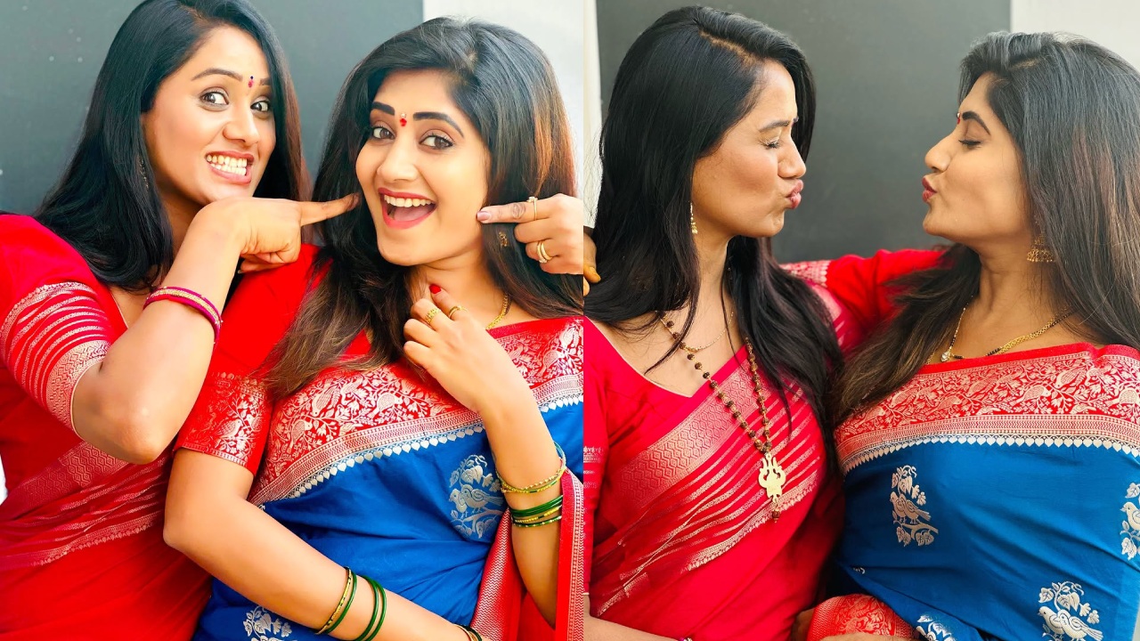 Vasanthi Krishnan – Keerthi Bhat : ఉగాది నాడు సరదాగా.. బిగ్ బాస్ భామలు వాసంతి కృష్ణన్ – కీర్తి భట్.. ఫొటోలు వైరల్..