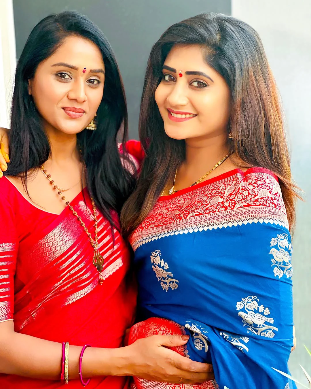 Bigg Boss Fame Vasanthi Krishnan Keerthi Bhat Ugadi Photos