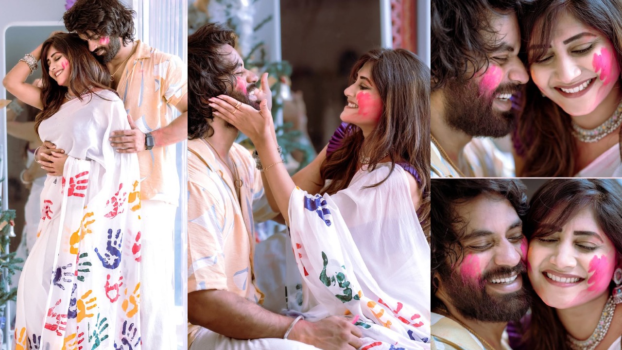 Vasanthi Krishnan : భర్తతో కలిసి క్యూట్ హోలీ ఫొటోలు షేర్ చేసిన బిగ్ బాస్ భామ..