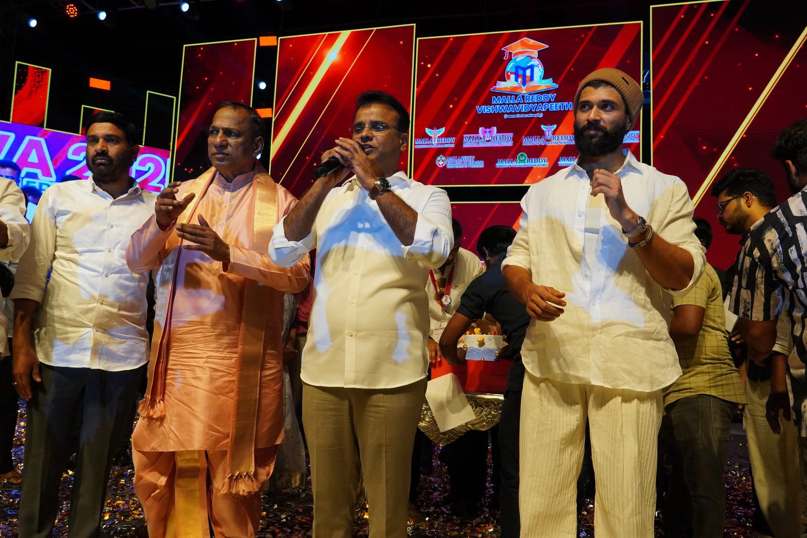 Vijay Deverakonda Participated in Malla Reddy Wedding Anniversary Celebrations