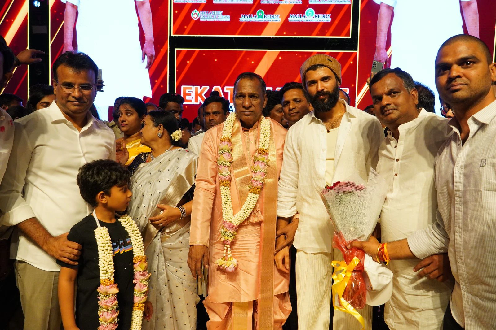 Vijay Deverakonda Participated in Malla Reddy Wedding Anniversary Celebrations