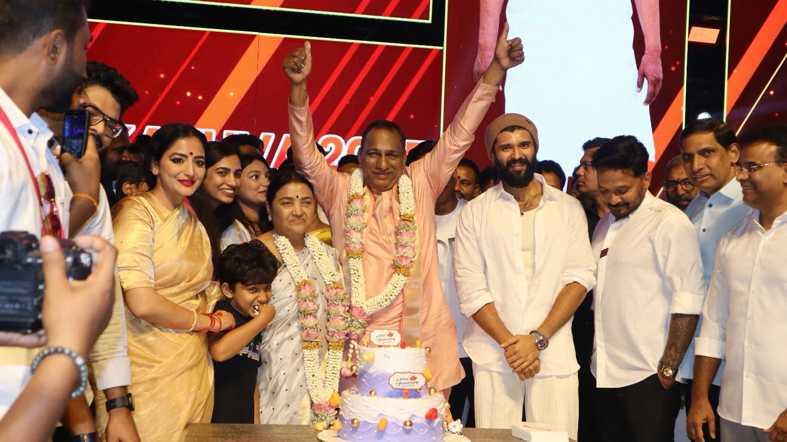 Vijay Deverakonda Participated in Malla Reddy Wedding Anniversary Celebrations