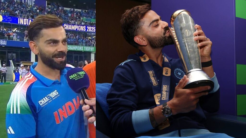 Virat kohli comments after winning ICC Champions Trophy 2025 final match