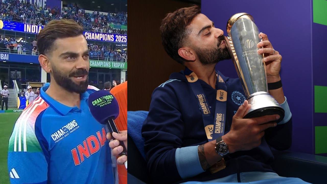 Virat Kohli : ఛాంపియన్స్ ట్రోఫీ విజేతగా భారత్.. అతడిని అలా చూడడం ఎంతో బాధగా ఉందన్న కోహ్లీ.. కుర్రాళ్ల చేతిలో మరో 10 ఏళ్లు.. Virat Kohli : ఛాంపియన్స్ ట్రోఫీ విజేతగా భారత్.. అతడిని అలా చూడడం ఎంతో బాధగా ఉందన్న కోహ్లీ.. కుర్రాళ్ల చేతిలో మరో 10 ఏళ్లు..