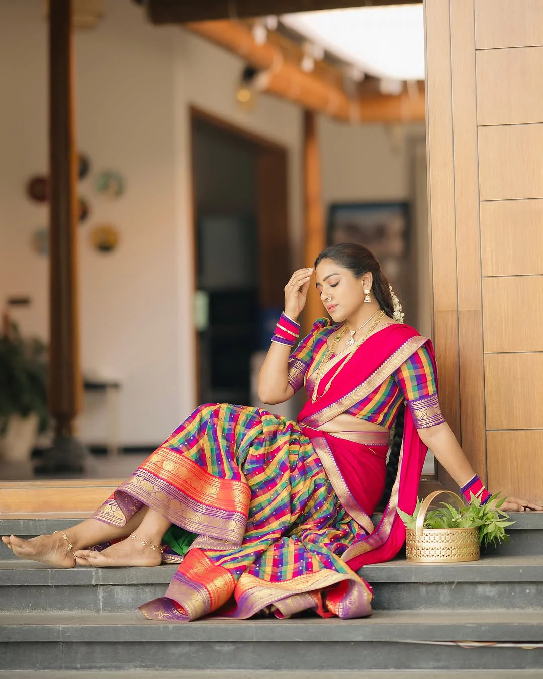 Vithika Sheru Ugadi Special Photos in Half Saree