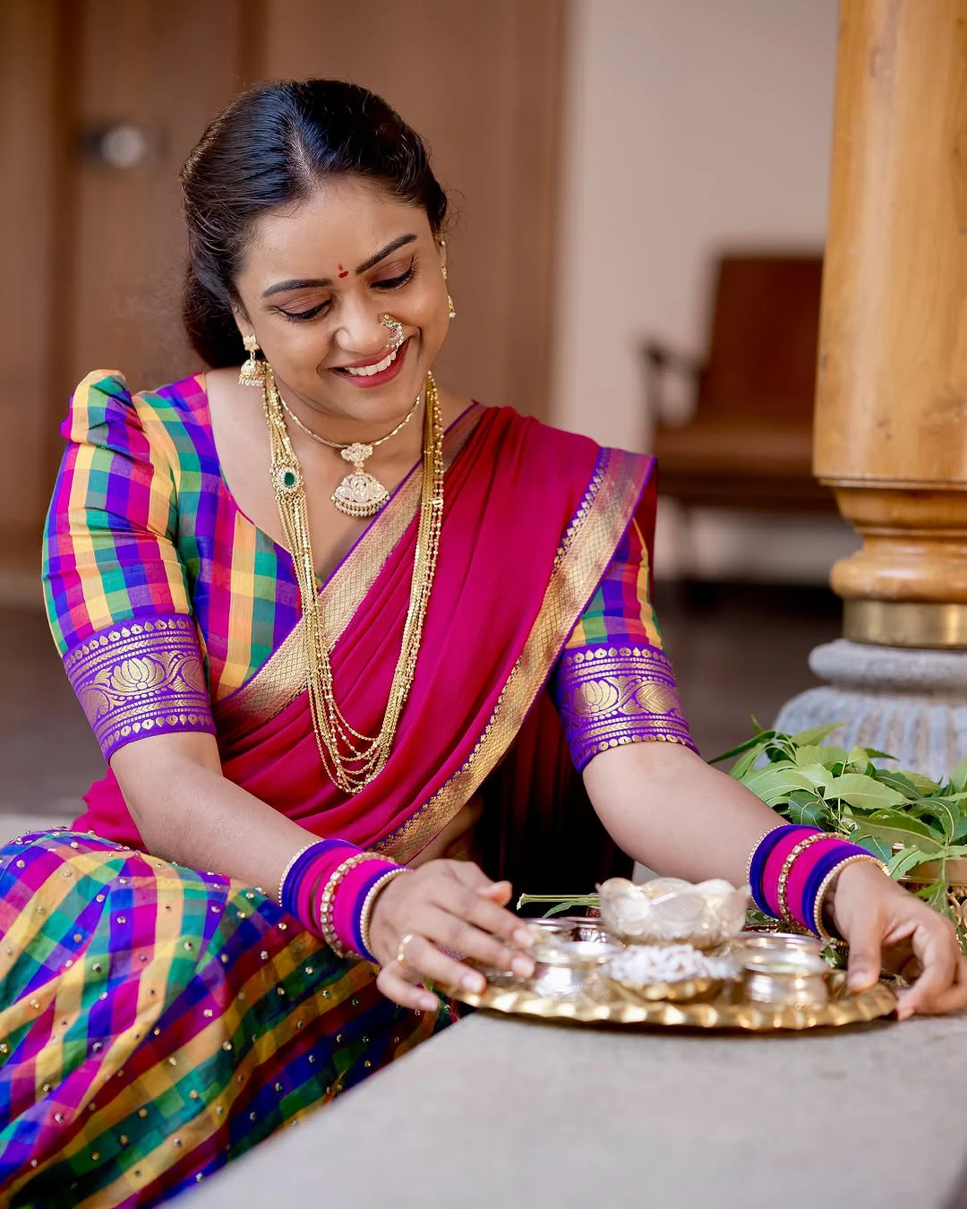 Vithika Sheru Ugadi Special Photos in Half Saree