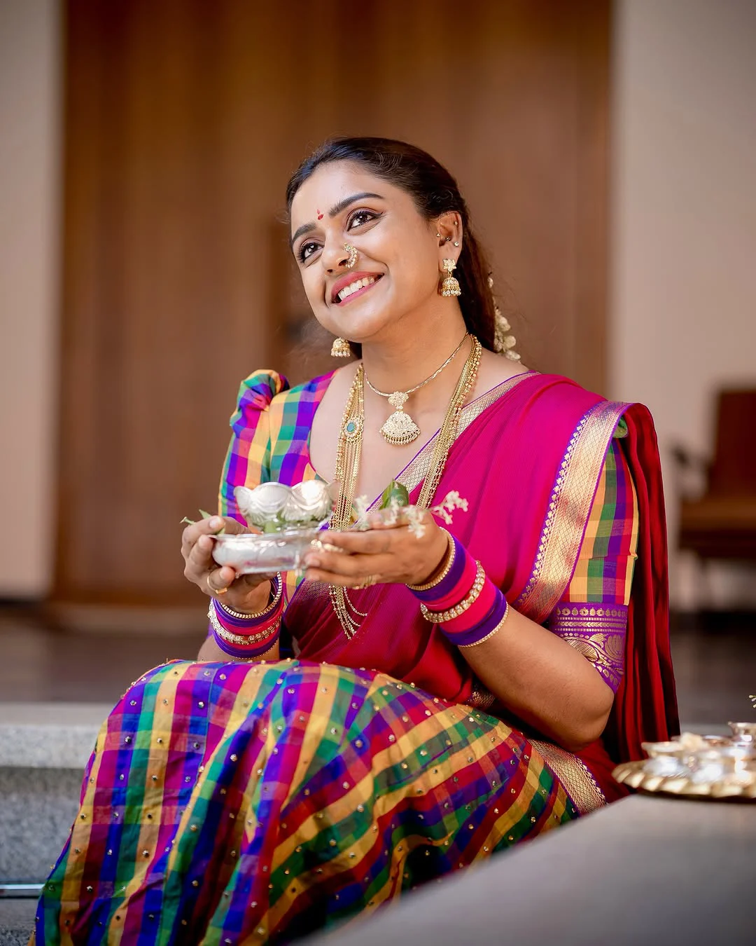 Vithika Sheru Ugadi Special Photos in Half Saree