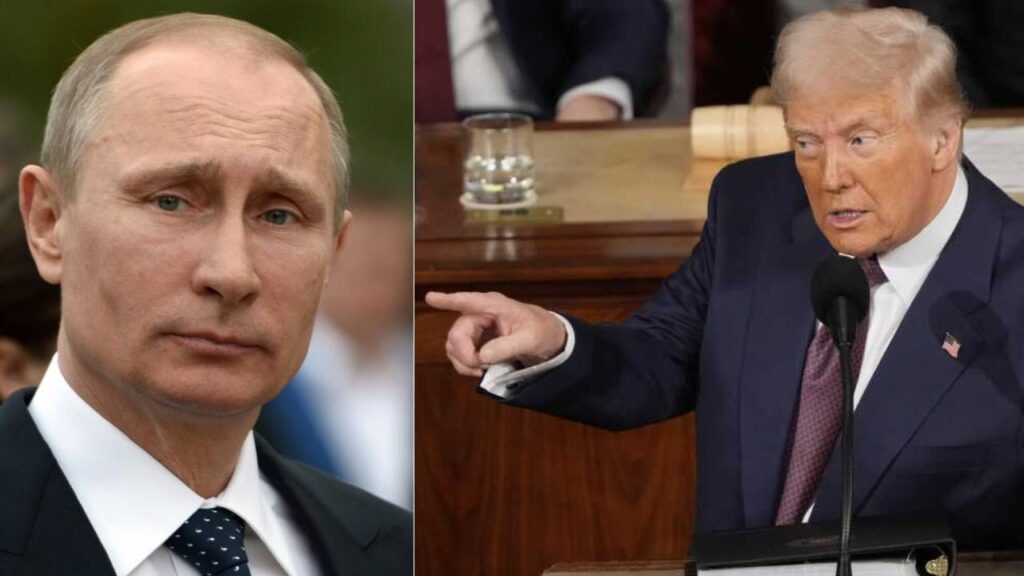 Vladimir Putin and Donald Trump
