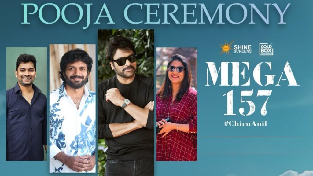 Megastar Chiranjeevi Anil Ravipudi Cinema Opening on Ugadi Watch Live Here