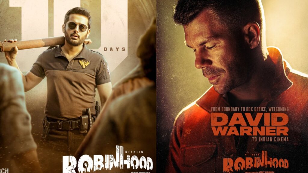 David Warner as Guest for Nithiin Robinhood Pre Release Event Details Date Time Venue Details Here