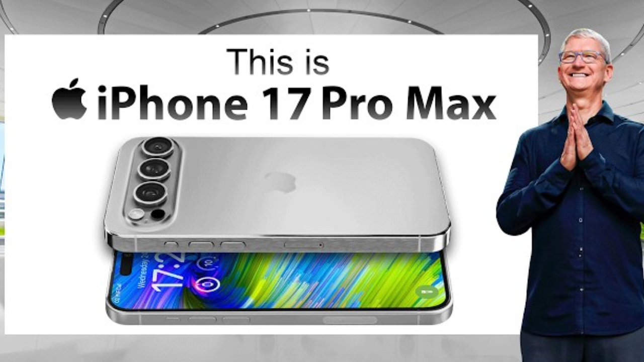 iPhone 17 Pro Max Launch : ఆపిల్ లవర్స్కు అదిరే న్యూస్.. ఐఫోన్ 17 ప్రో మాక్స్ లాంచ్ డేట్ ఇదేనట.. ఫీచర్లు, డిజైన్, ధర వివరాలివే..! iPhone 17 Pro Max Launch : ఆపిల్ లవర్స్కు అదిరే న్యూస్.. ఐఫోన్ 17 ప్రో మాక్స్ లాంచ్ డేట్ ఇదేనట.. ఫీచర్లు, డిజైన్, ధర వివరాలివే..!