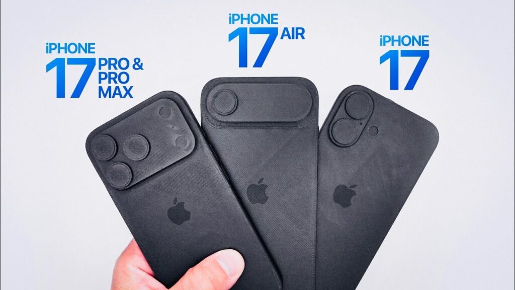 iPhone 17 series dummy units