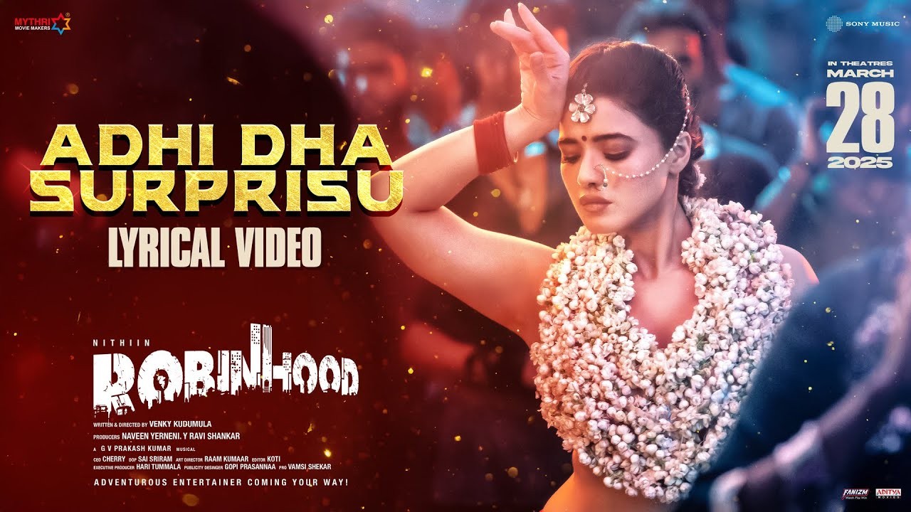 Robinhood Song : ‘రాబిన్ హుడ్’ నుంచి ఐటెం సాంగ్ అదిదా సర్ప్రైజ్ వచ్చేసింది.. మల్లెపూలతో మత్తెక్కిస్తూ కేతిక శర్మ.. Robinhood Song : ‘రాబిన్ హుడ్’ నుంచి ఐటెం సాంగ్ అదిదా సర్ప్రైజ్ వచ్చేసింది.. మల్లెపూలతో మత్తెక్కిస్తూ కేతిక శర్మ..