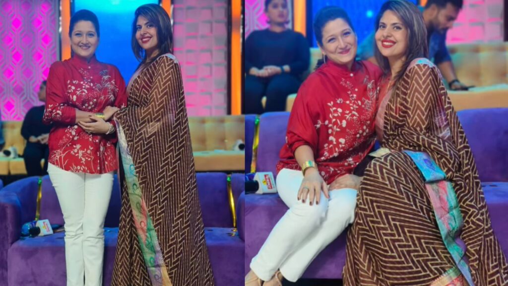 Actress Maheswari Interesting Post with Laila they met first time in Career