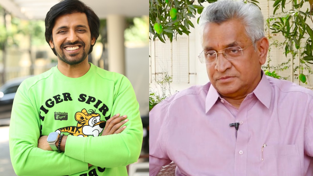 Priyadarshi : ఆయన బయోపిక్ చేయాలని ఉంది.. బ్రహ్మానందం కొడుకు పెళ్ళిలో కనపడితే అడిగా.. Priyadarshi : ఆయన బయోపిక్ చేయాలని ఉంది.. బ్రహ్మానందం కొడుకు పెళ్ళిలో కనపడితే అడిగా..