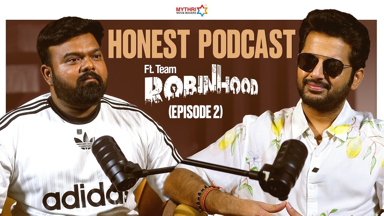 నితిన్, డైరెక్టర్ వెంకీ కుడుముల రాబిన్ హుడ్ ఫన్నీ ఇంటర్వ్యూ.. చూశారా?