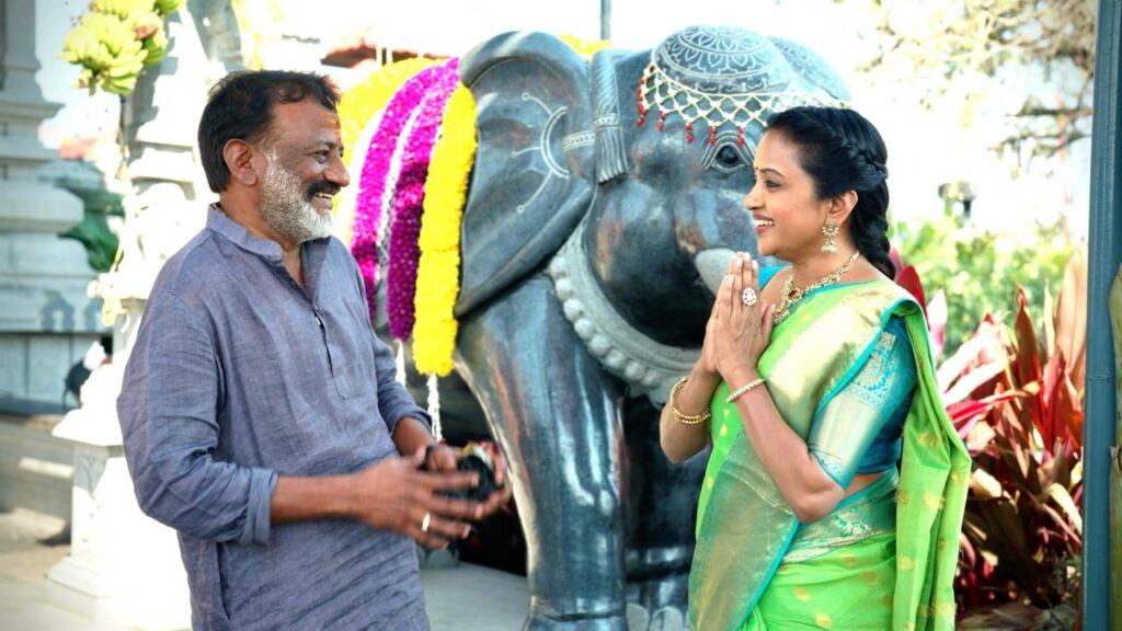Anchor Suma special Pooja in Ballari Sri Amrutheshwara Temple