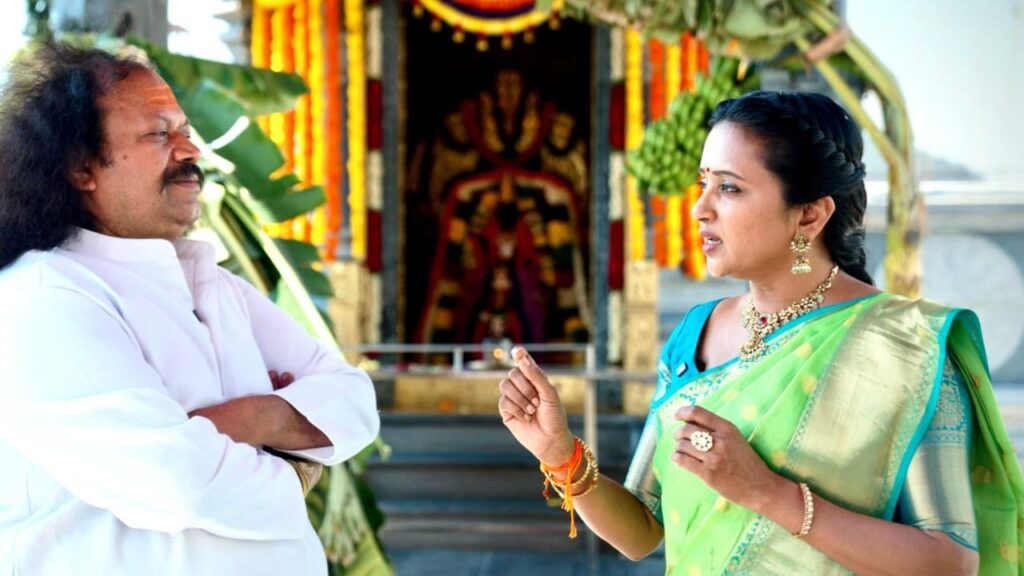 Anchor Suma special Pooja in Ballari Sri Amrutheshwara Temple