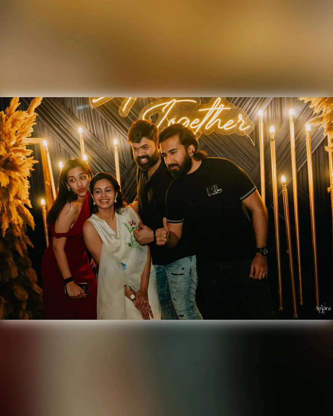 Actress Abhinaya Bachelor Party Photos
