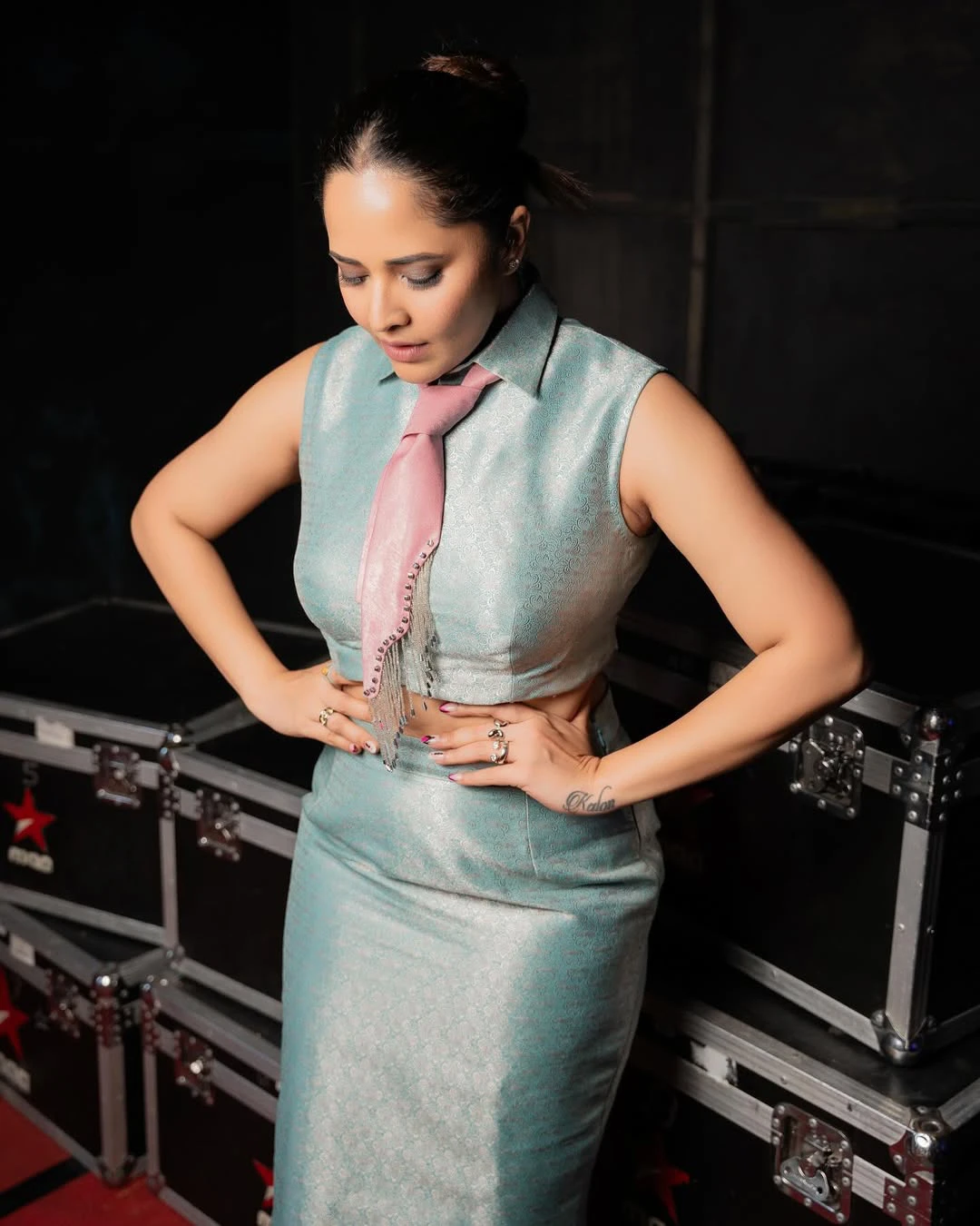 Anasuya Bharadwaj Stylish Looks in Modern Dresses