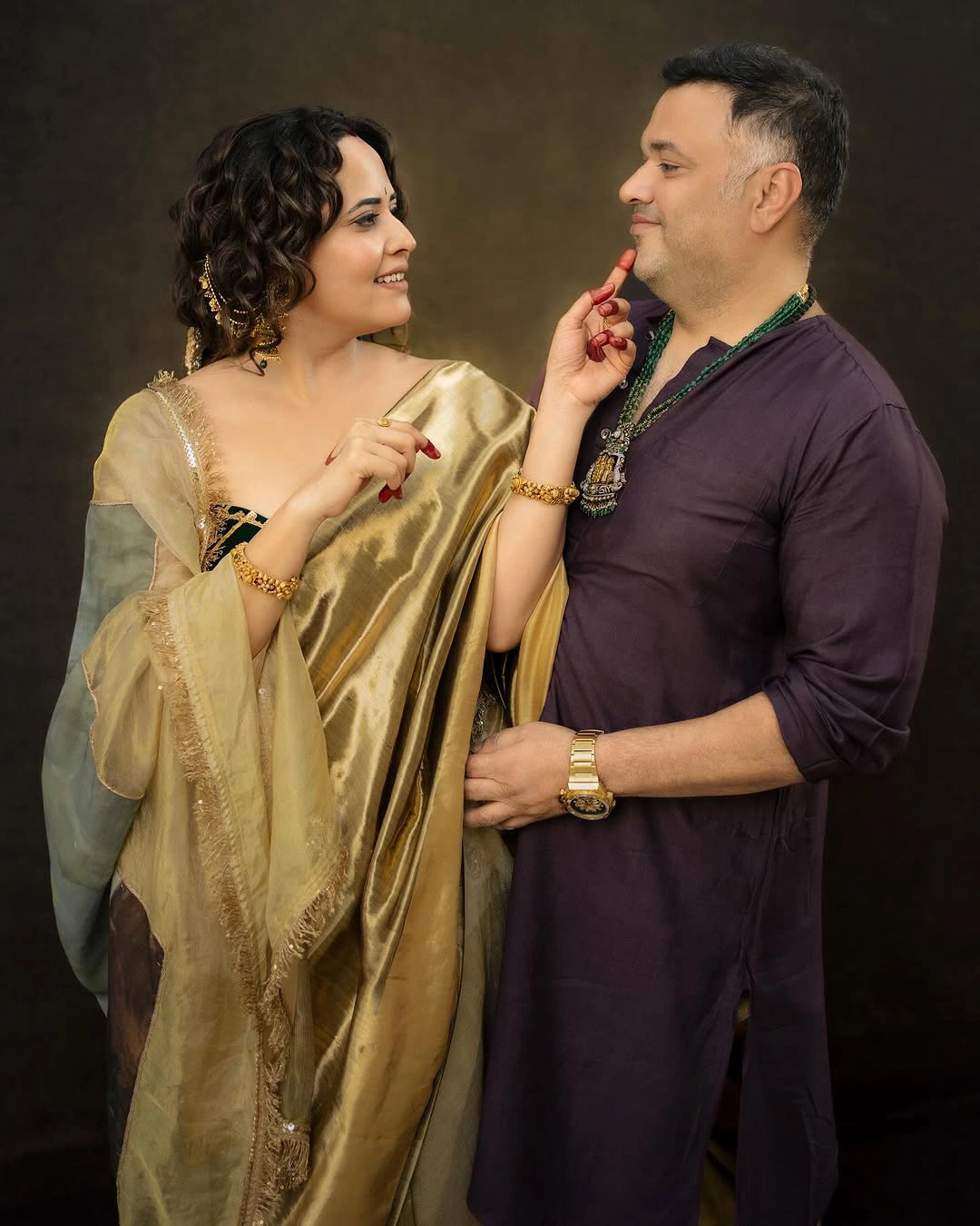 Anasuya Bharadwaj Sri Rama Navami Special Photos with her Husband