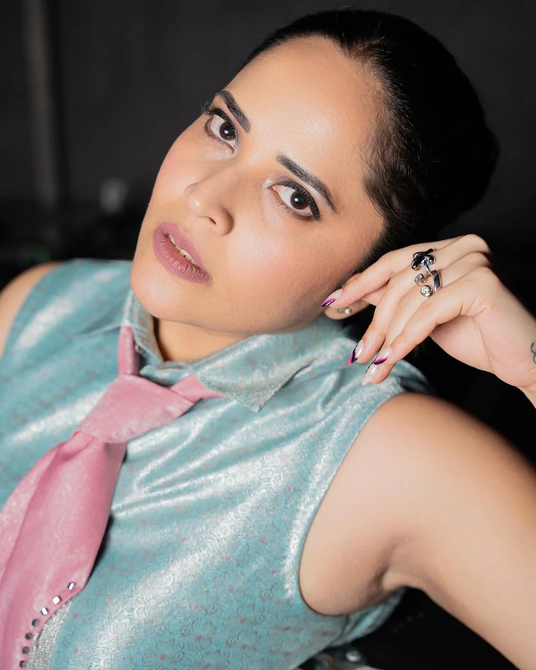 Anasuya Bharadwaj Stylish Looks in Modern Dresses
