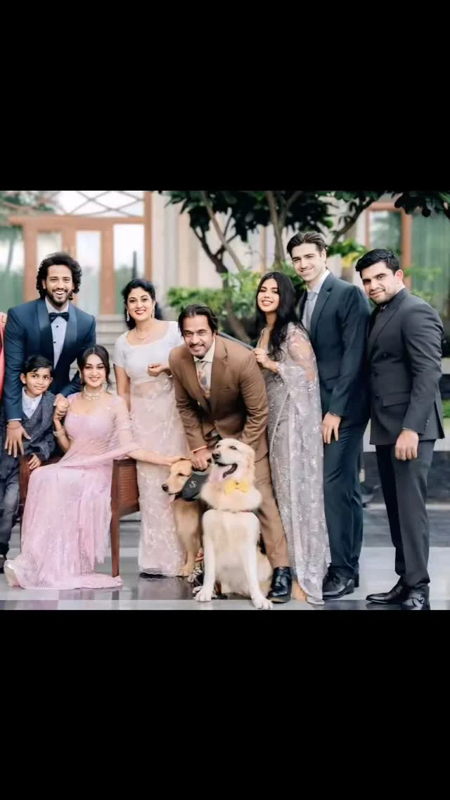 Action King Arjun Daughter Anjana Engagement Photos