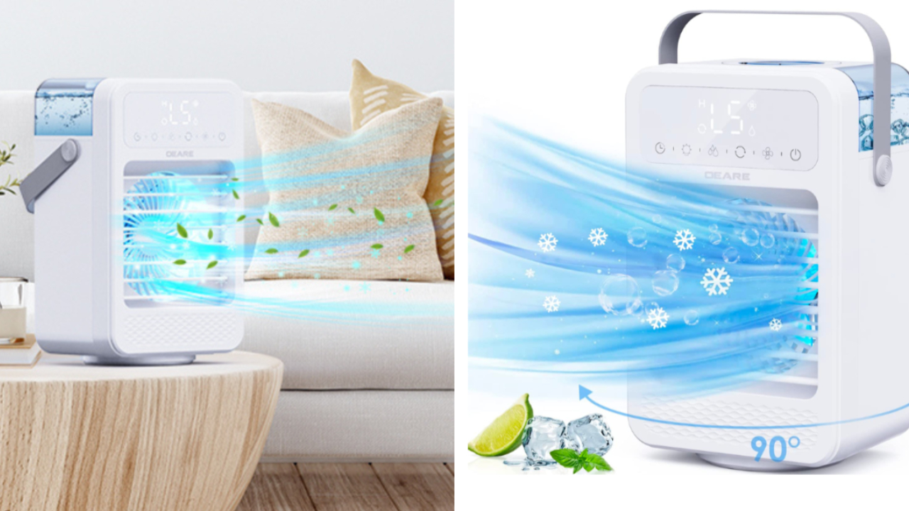 Best Mini Air Coolers : సమ్మర్లో కొత్త కూలర్ కావాలా? రూ. 3వేల లోపు బెస్ట్ మినీ ఎయిర్ కూలర్లు ఇవే.. ఇక మీ ఇల్లంతా కూల్ కూల్..! Best Mini Air Coolers : సమ్మర్లో కొత్త కూలర్ కావాలా? రూ. 3వేల లోపు బెస్ట్ మినీ ఎయిర్ కూలర్లు ఇవే.. ఇక మీ ఇల్లంతా కూల్ కూల్..!