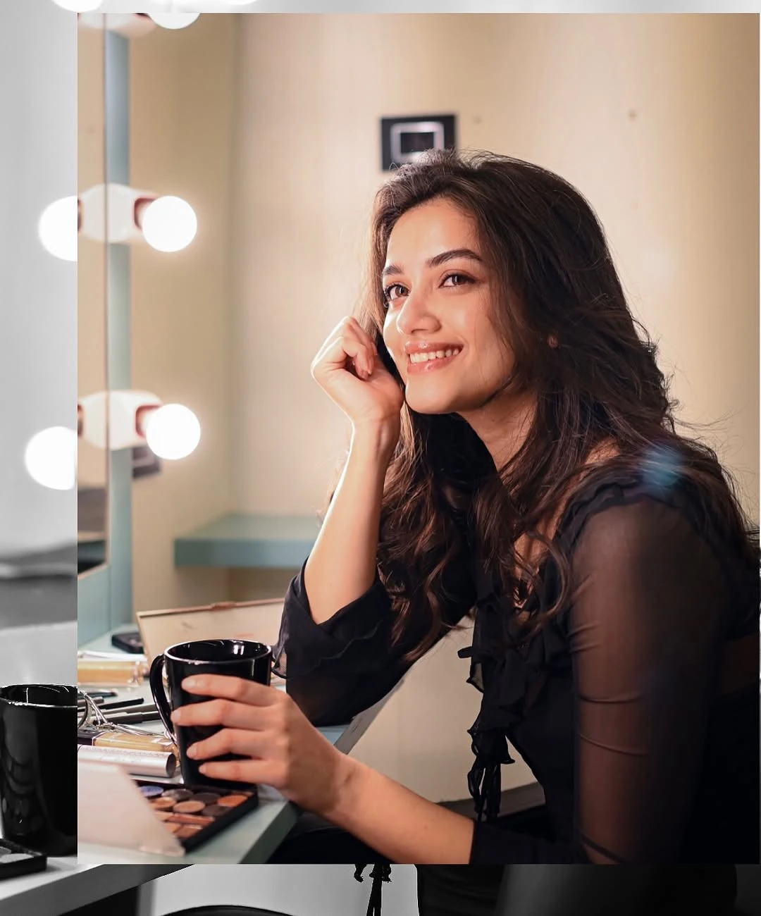 Bhagyashri Borse Cute Photos from Makeup Room