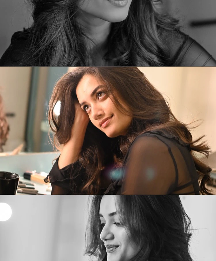 Bhagyashri Borse Cute Photos from Makeup Room