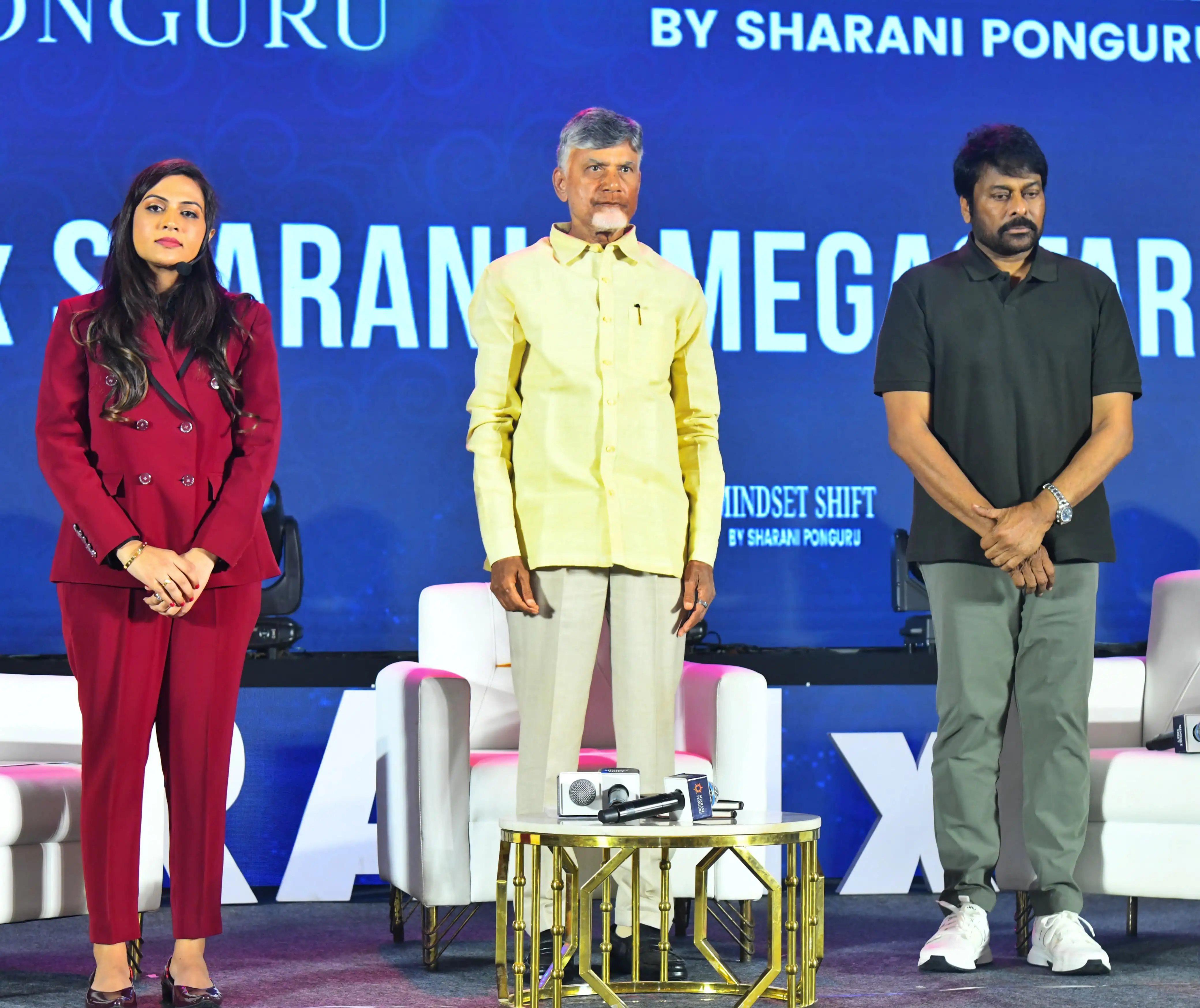 CM Chandrababu Megastar Chiranjeevi in Book Launch