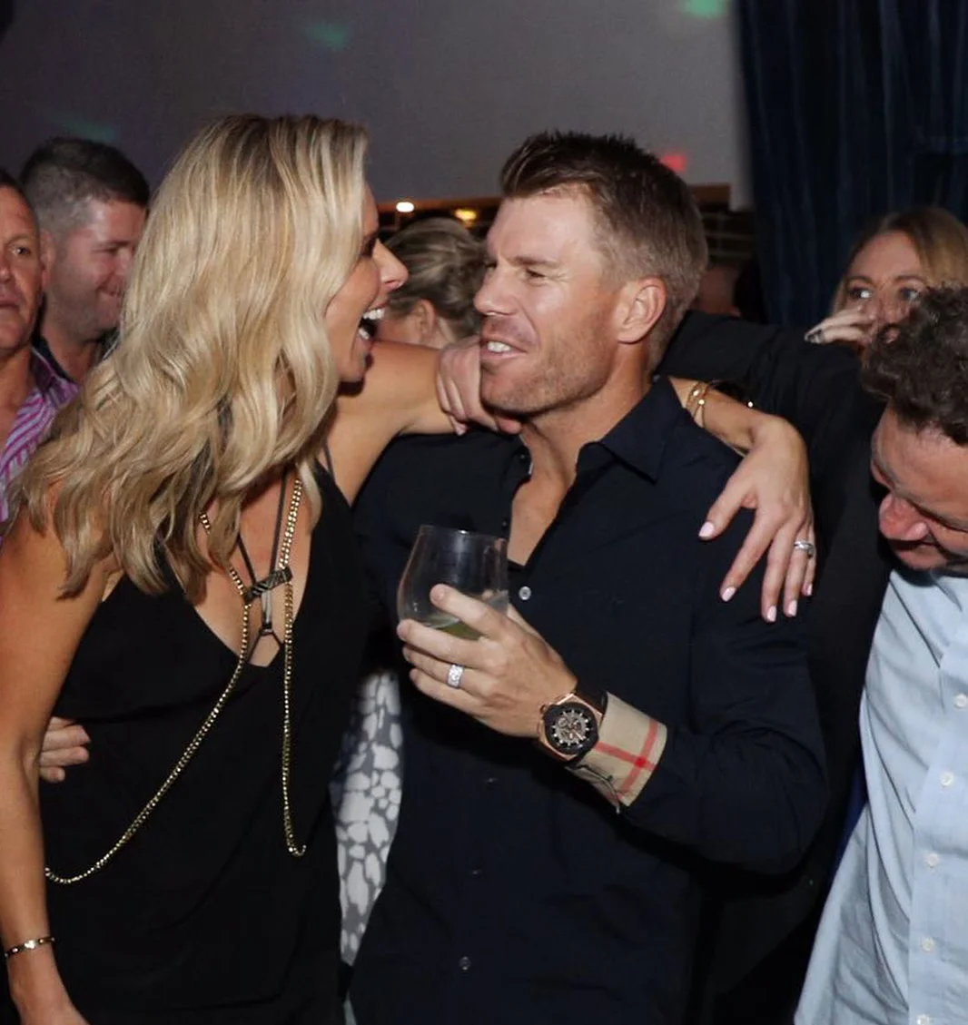 David Warner Shares Photos with his Wife on 10th Wedding Anniversary
