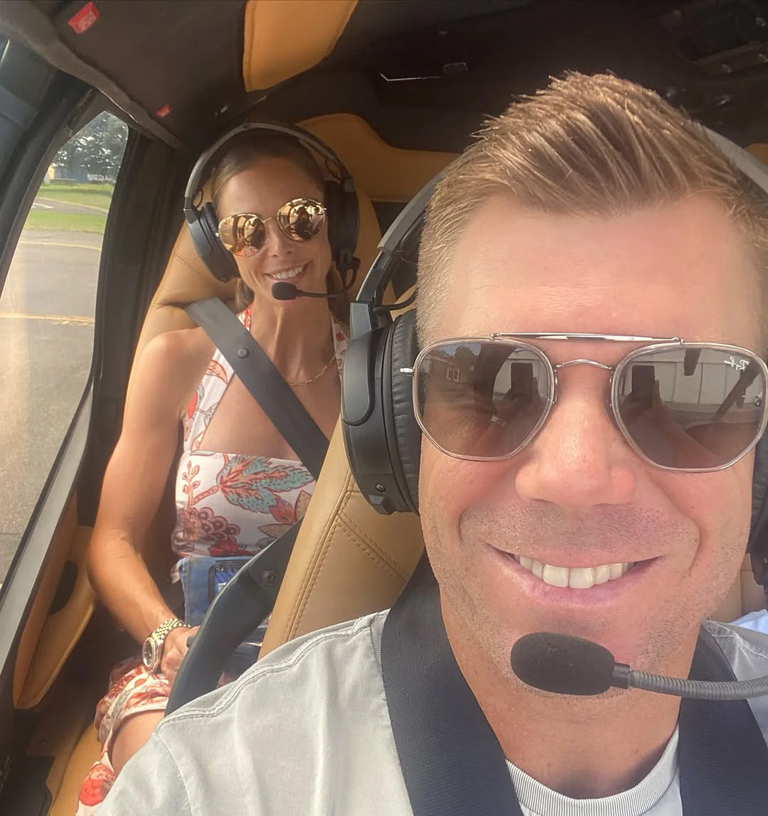 David Warner Shares Photos with his Wife on 10th Wedding Anniversary