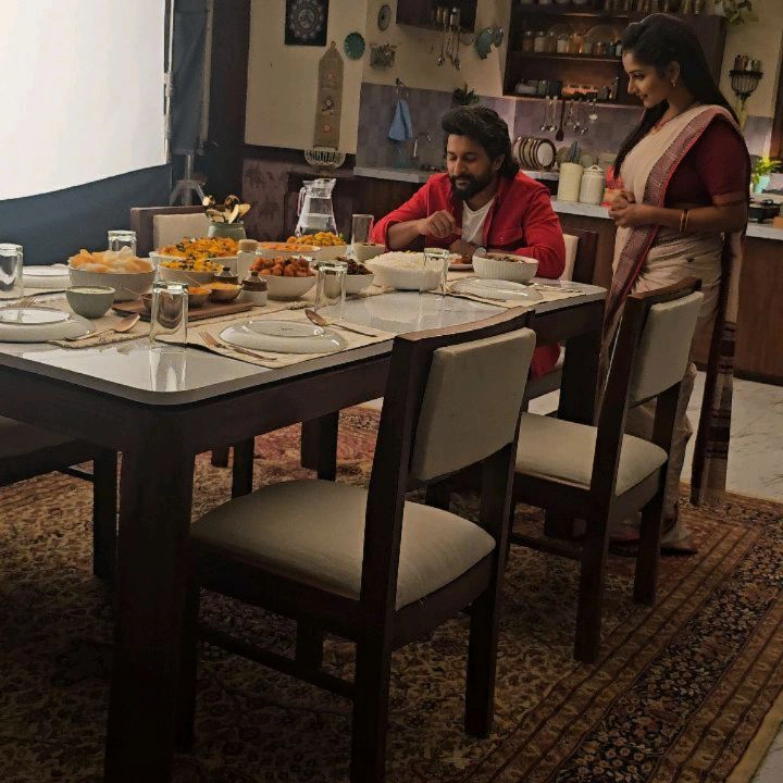 Deepika Rangaraju With Nani in Ad Shoot