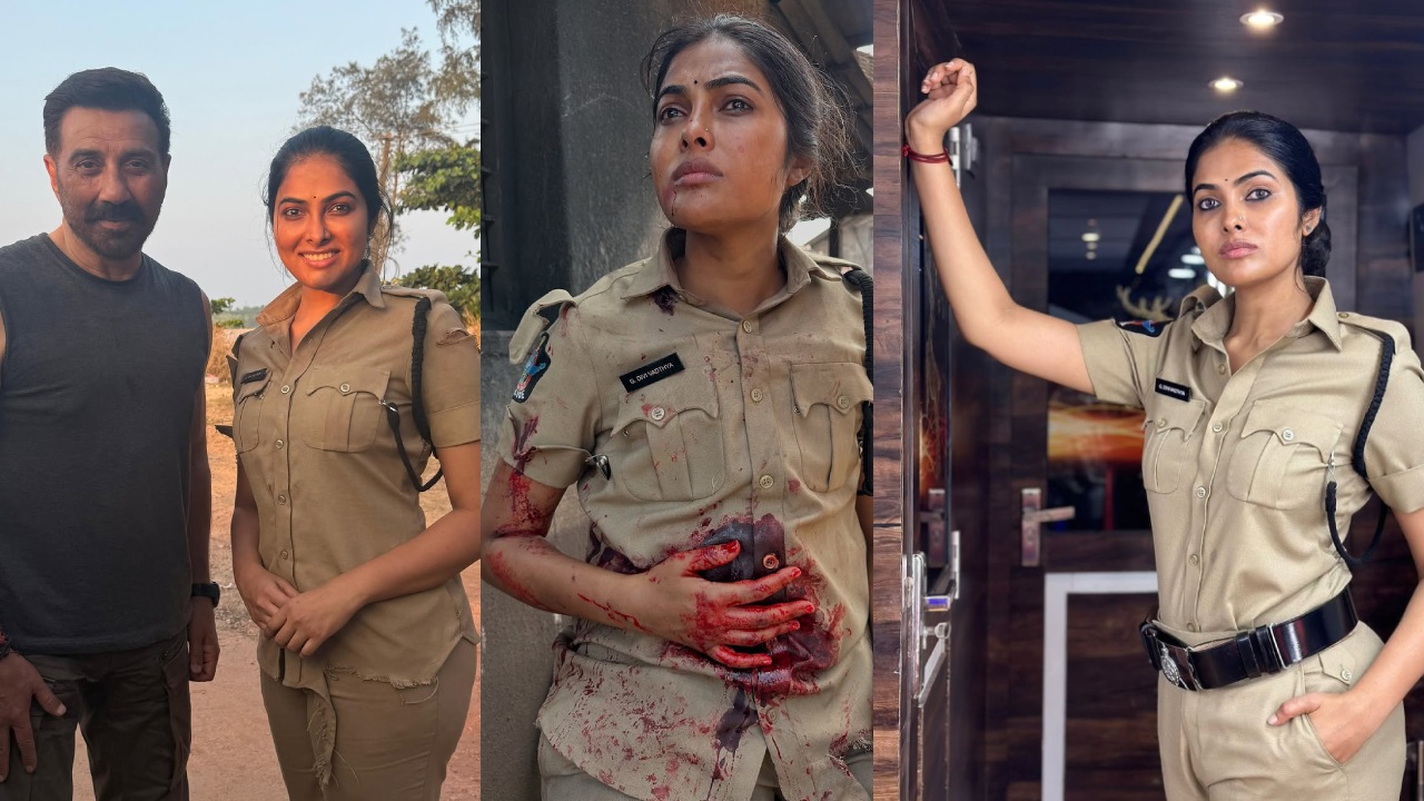 Actress Divi : పోలీస్ డ్రెస్ లో ‘దివి’.. జాట్ వర్కింగ్ స్టిల్స్ షేర్ చేసిన నటి..