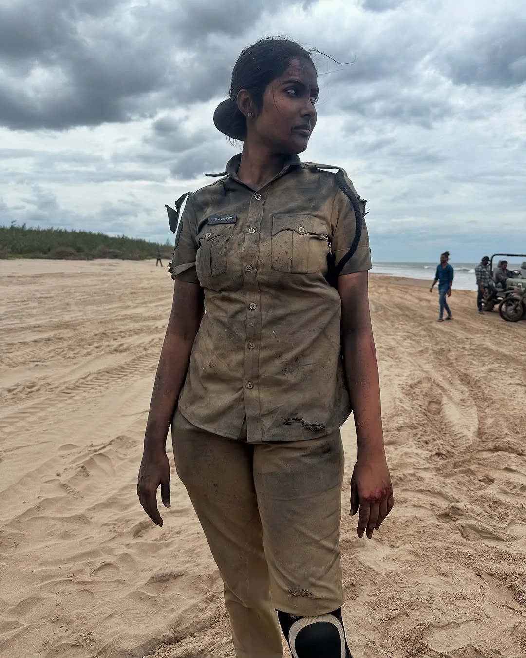 Actress Divi Shares Jaat Movie Working Stills