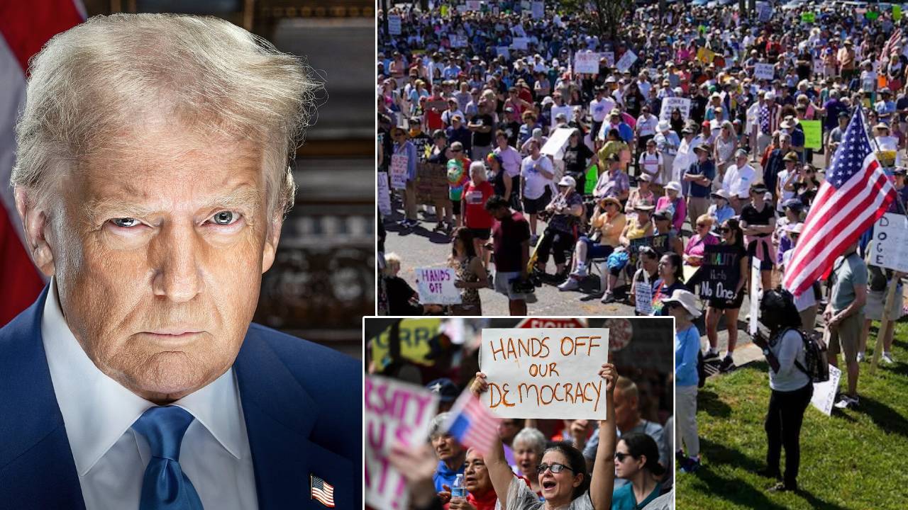 Donald Trump: ట్రంప్ కు షాకిస్తున్న అమెరికన్లు.. ‘హ్యాండ్సాఫ్’ పేరుతో పెద్దెత్తున నిరసనలు.. 1200 చోట్ల.. Donald Trump: ట్రంప్ కు షాకిస్తున్న అమెరికన్లు.. ‘హ్యాండ్సాఫ్’ పేరుతో పెద్దెత్తున నిరసనలు.. 1200 చోట్ల..