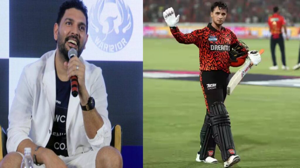 IPL 2025 SRH vs PBKS 98 pe single phir 99 pe single Mentor Yuvraj rates Abhishek hard hitting knock